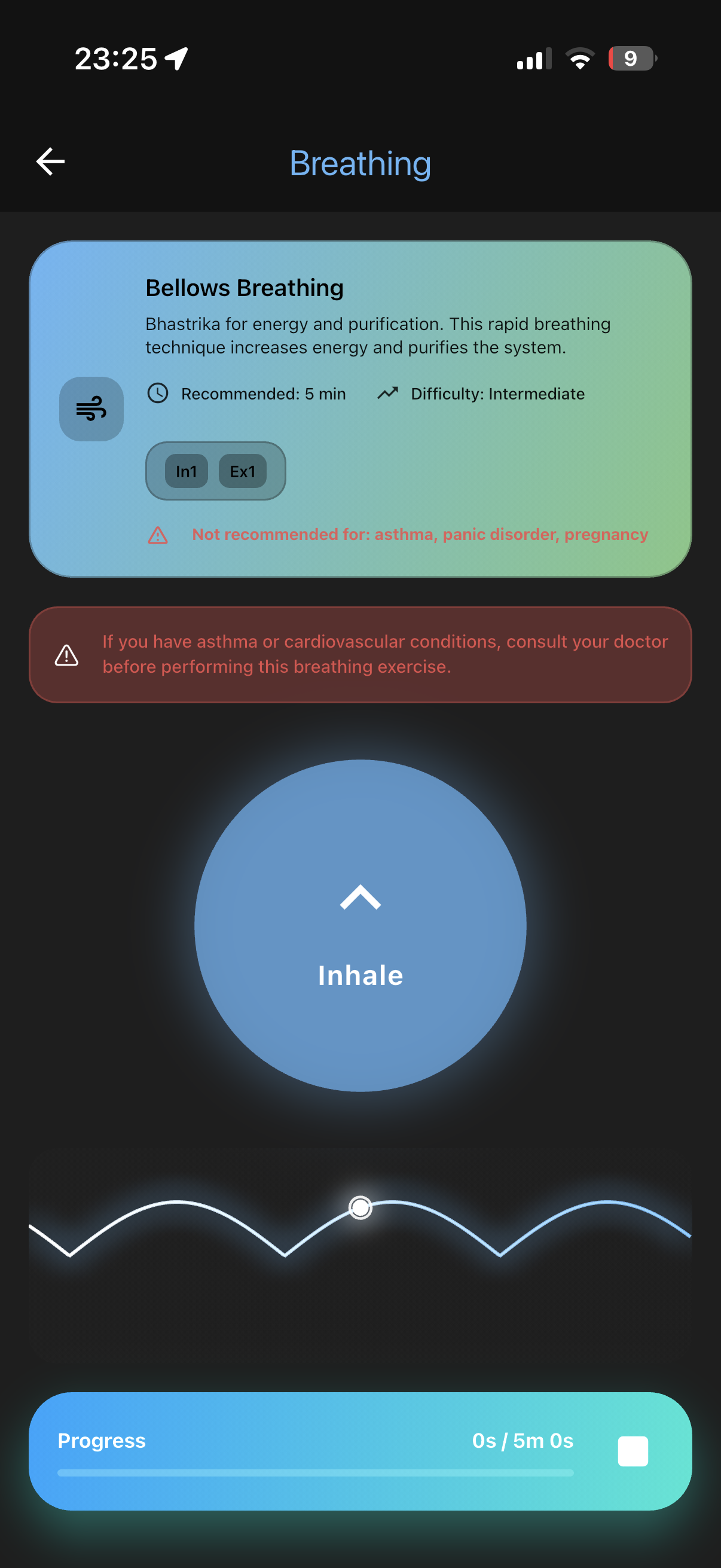 Breatho App Screenshot