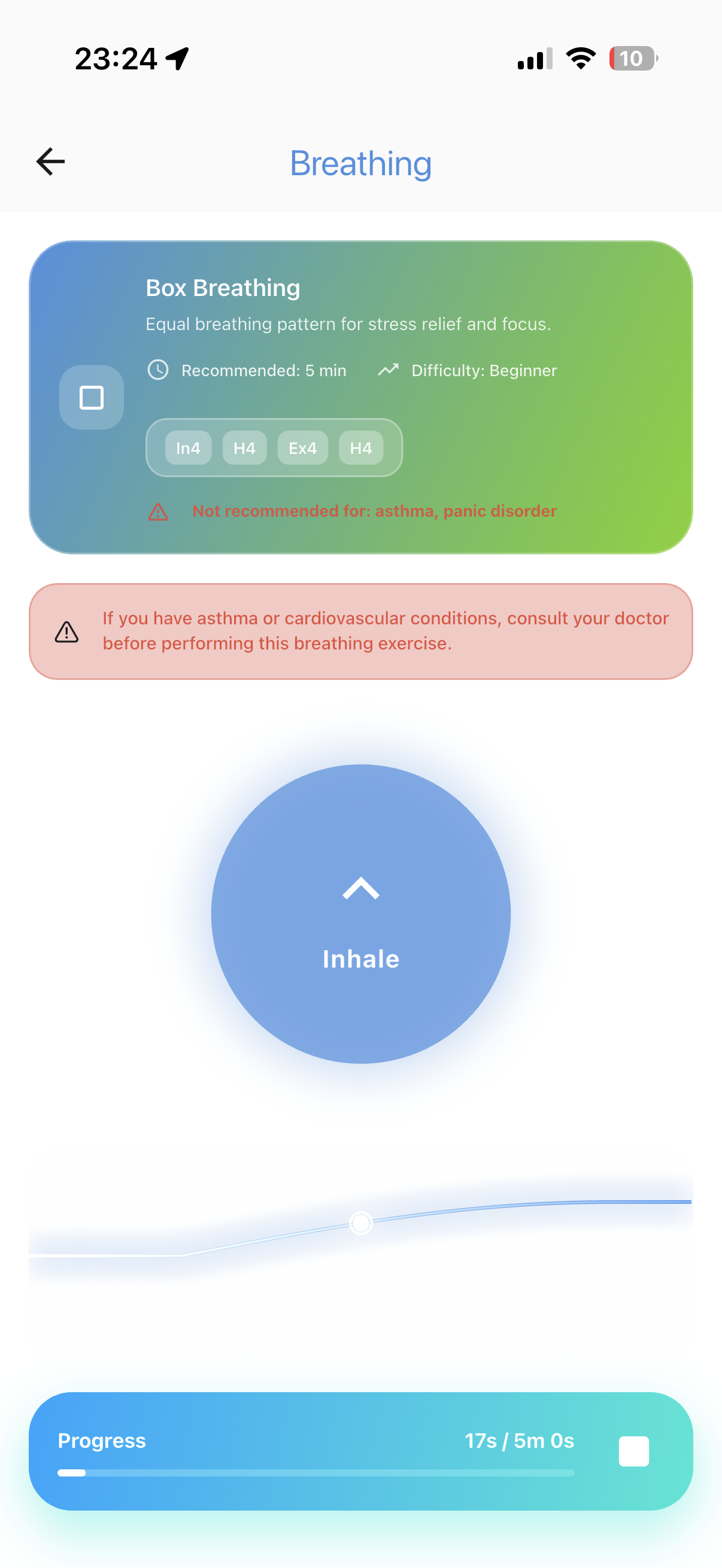 Breatho App Screenshot